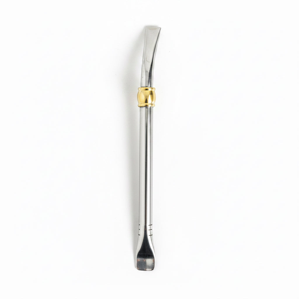 Bombilla Filtro plano acero inoxidable - Emporio Pewmayen