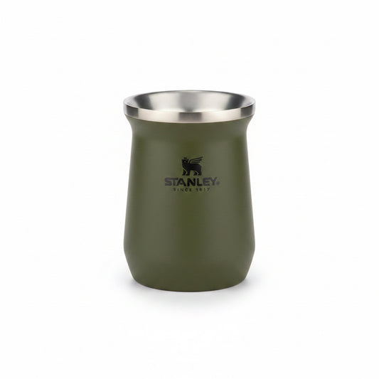 Mate Stanley Clásico Verde Hammertone Acero Inoxidable 236 ml