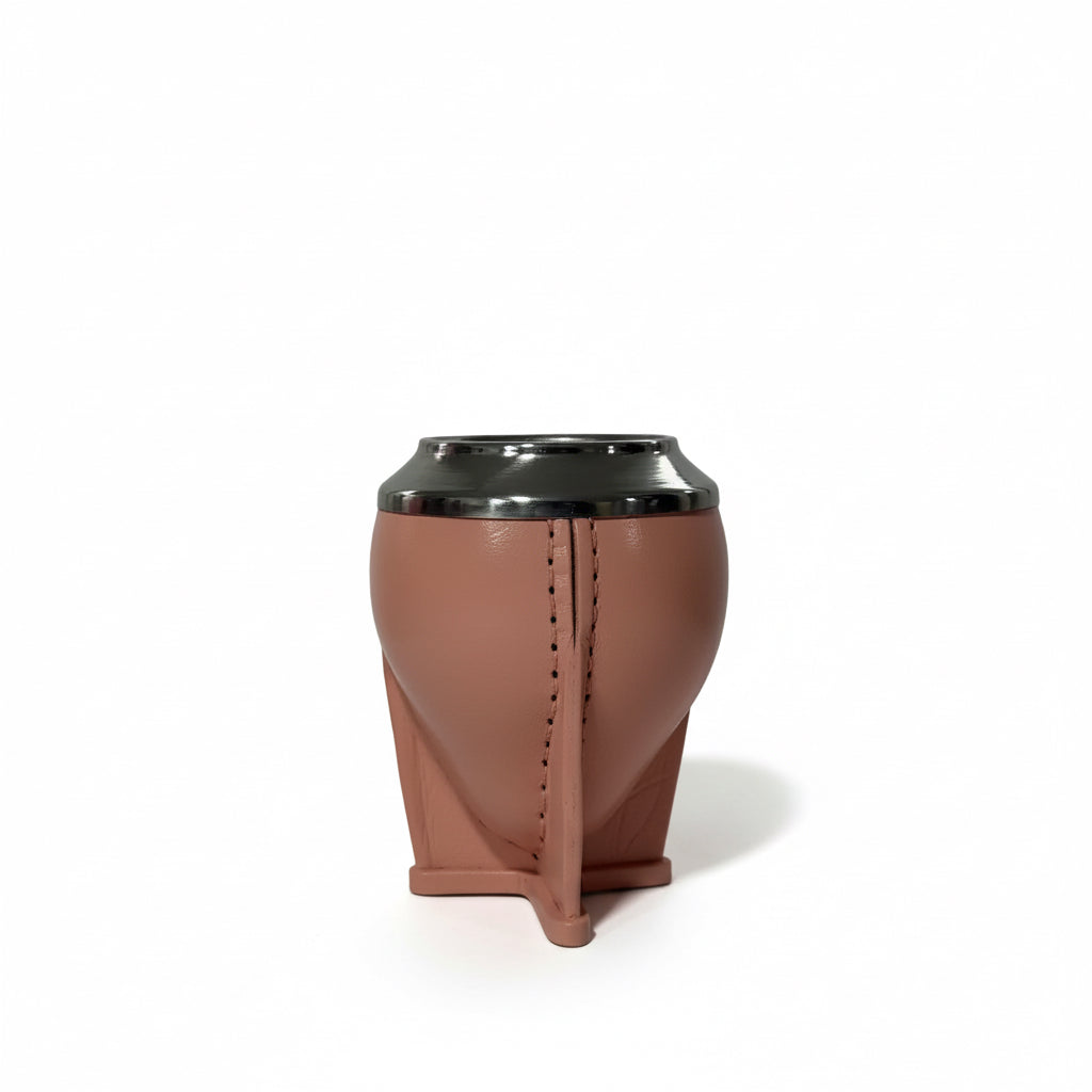 Mate torpedo rosado cuero rosado - Emporio Pewmayen
