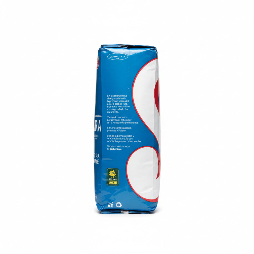 Yerba Mate Sara Extra Suave 500g – Sabor Suave y Equilibrado | Bolsa - Emporio Pewmayen