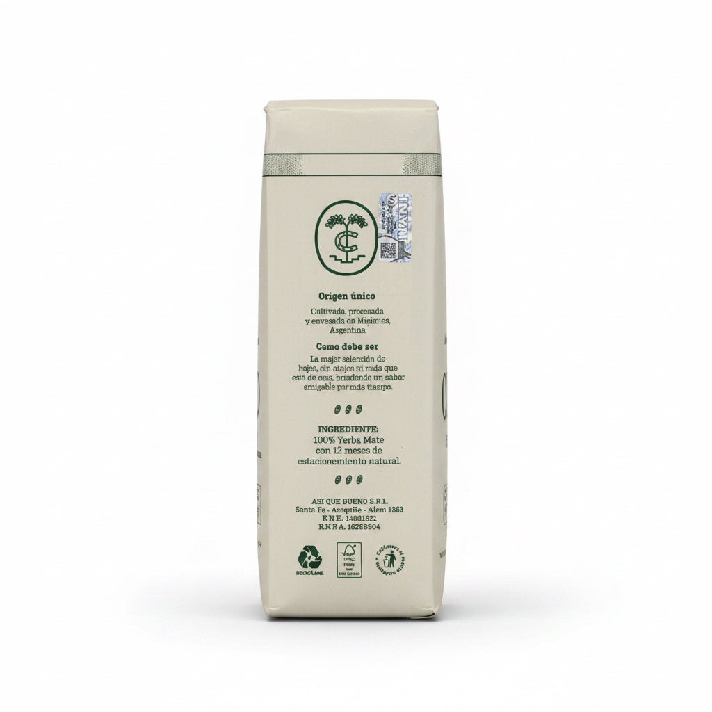 Yerba Mate Cósmico 500g – Suave, Baja Acidez y Estacionamiento Natural (Premium Argentina) - Emporio Pewmayen