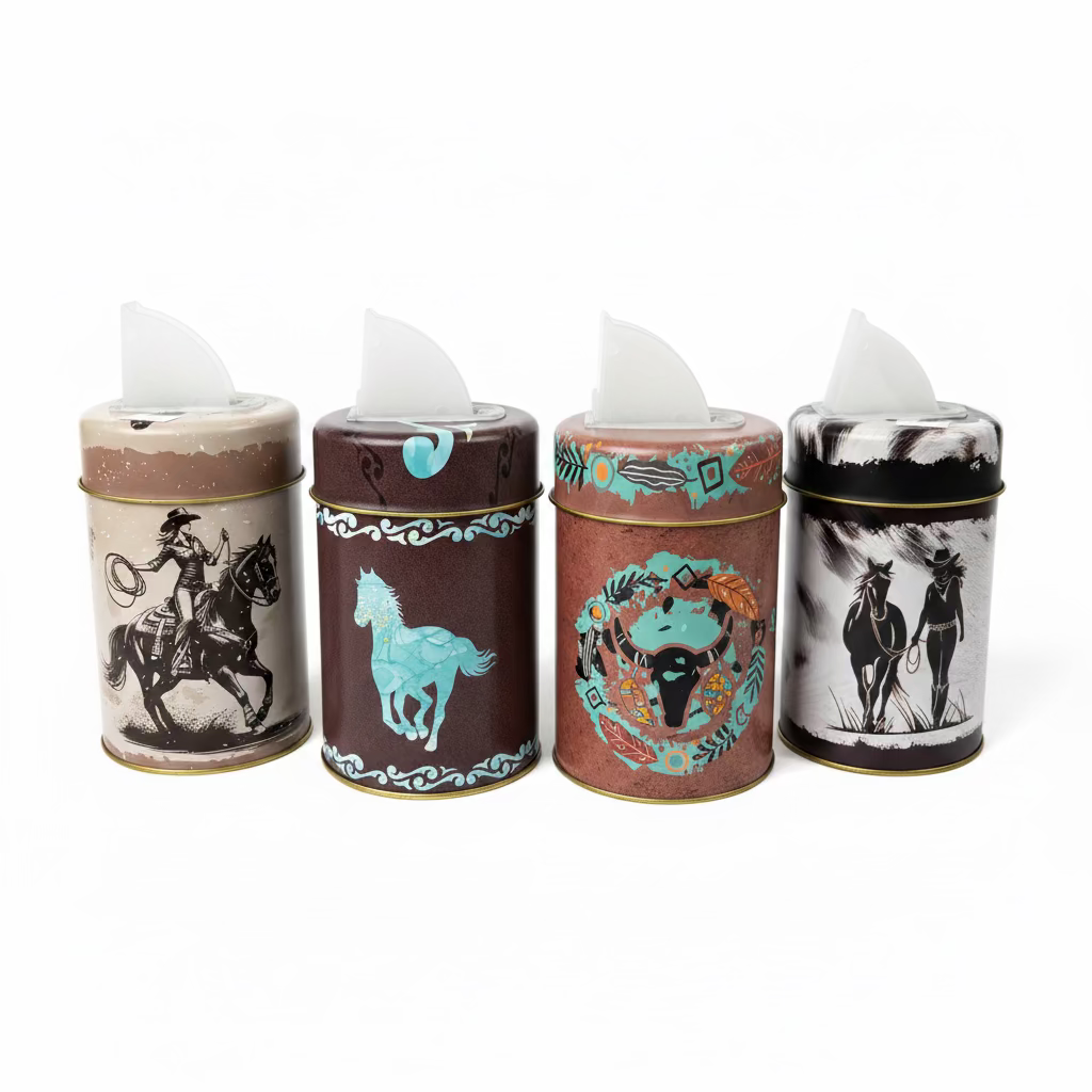 Yerbero Metálico Country 400g | Dispensador Hermético para Yerba Mate - Emporio Pewmayen