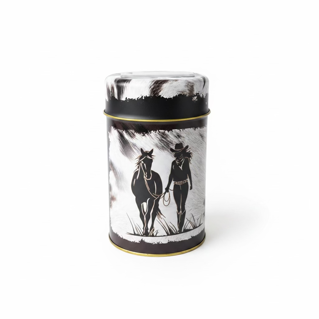 Yerbero Metálico Country 400g | Dispensador Hermético para Yerba Mate - Emporio Pewmayen