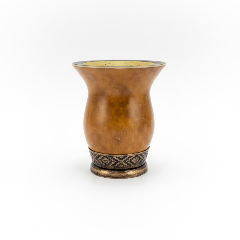 Mate de calabaza pulida artesanal argentino