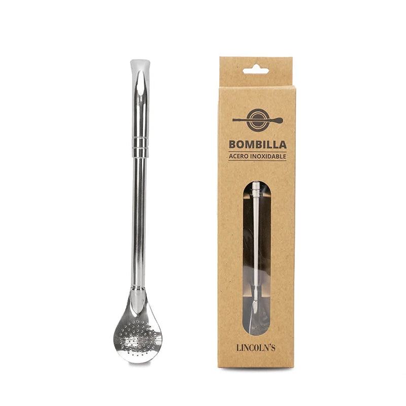 Bombilla Pico De Loro Acero Inoxidable Uruguaya Lincolns