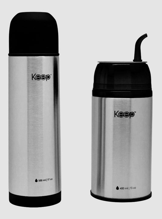 Termo Mate Keep 400 ml + Termo Bala 500 ml