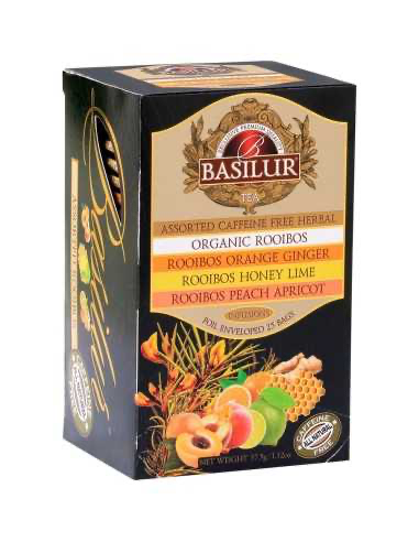 Rooibos Tea Basilur Organic Assorted 25 bolsas