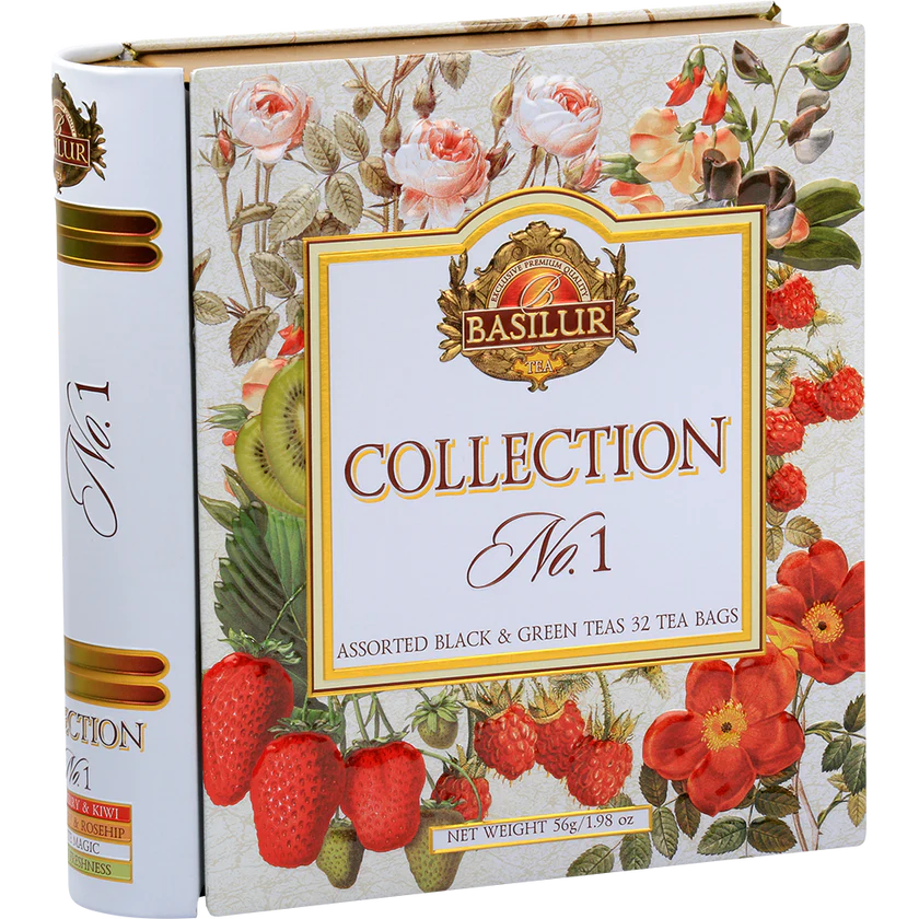 Té Negro y Verde Ceylán Basilur Collection n°1 . 32 bolsas