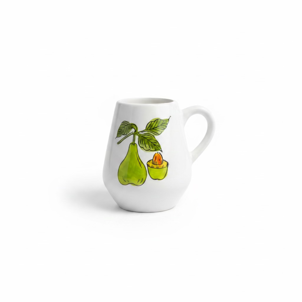 Mate Cerámica Con Manilla Frutas - Emporio Pewmayen