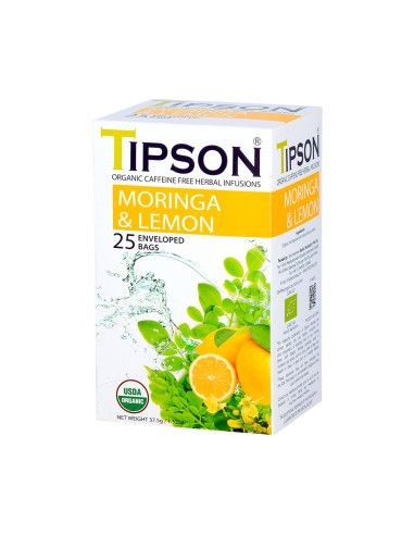 Caja Tipson Moringa Limon 25 Bag
