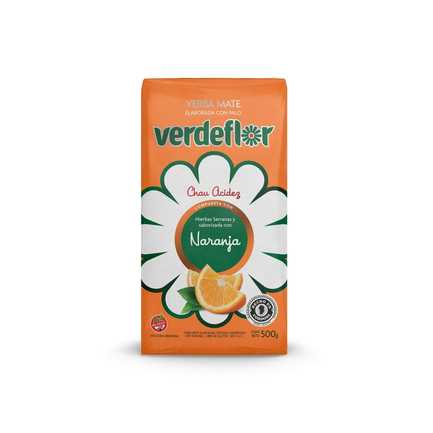 Yerba Mate Verdeflor Naranja 500 g