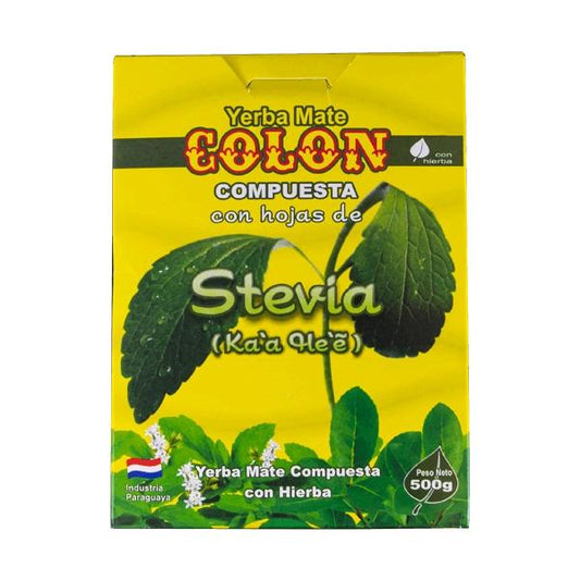 Yerba Mate Colón Stevia 500 g