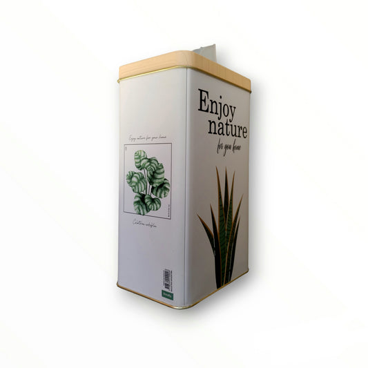 Lata Yerbera Rectangular Enjoy Nature