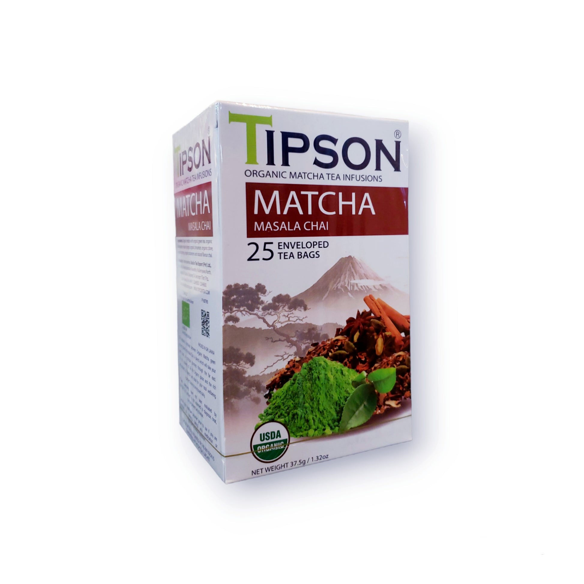 Tipson Matcha Masala Chai 25 Bags - Emporio Pewmayen