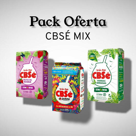 Pack Yerba Mate Cbsé Mix 3 Unidades - Emporio Pewmayen