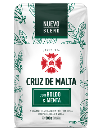 Yerba Mate Cruz de Malta Boldo y Menta 500gr. - Emporio Pewmayen