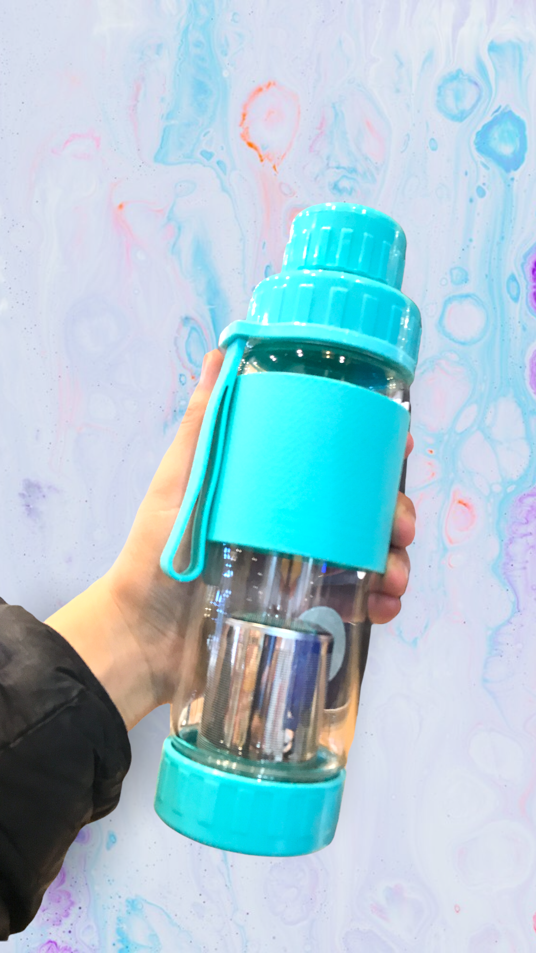 Botella de Vidrio con Infusor
